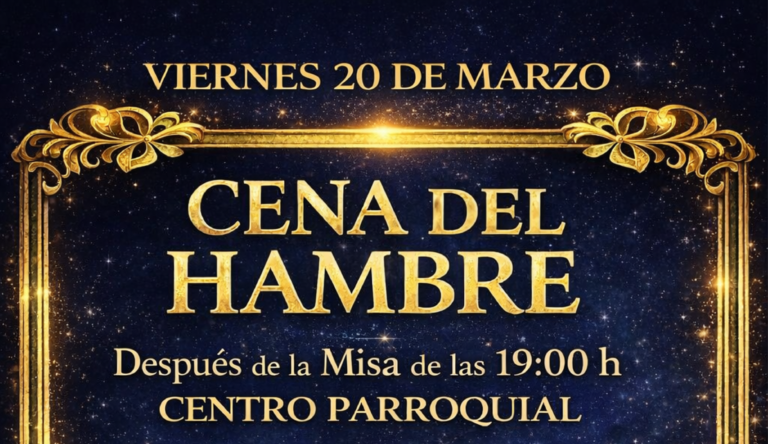 20 marzo – Cena del Hambre – Cena Solidaria