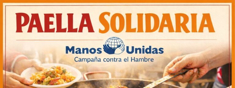 Domingo 19 abril -Paella Solidaria – Manos Unidas
