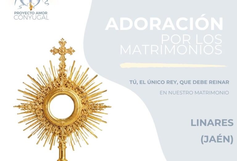 Adoración por los Matrimonios«Tú, el único Rey, que debe reinar en nuestro matrimonio»